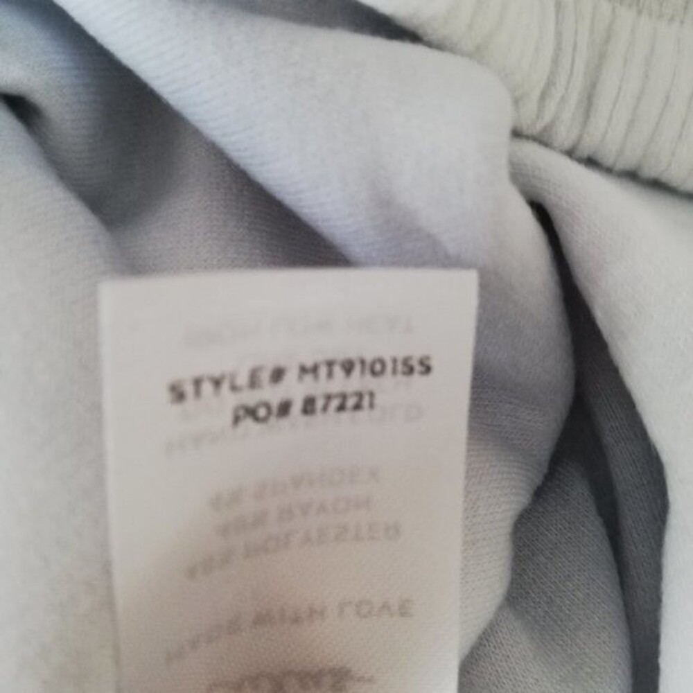 Lulu's Choosing Chill Blue Tie-Dye Drawstring Wide Leg Pants Size L NWT - Picture 7 of 10